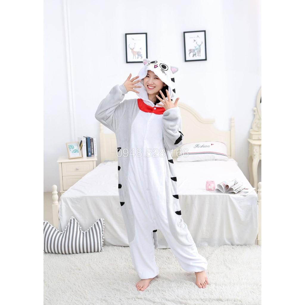 Bộ đồ hình thú đồ ngủ Mèo Chii Người Lớn