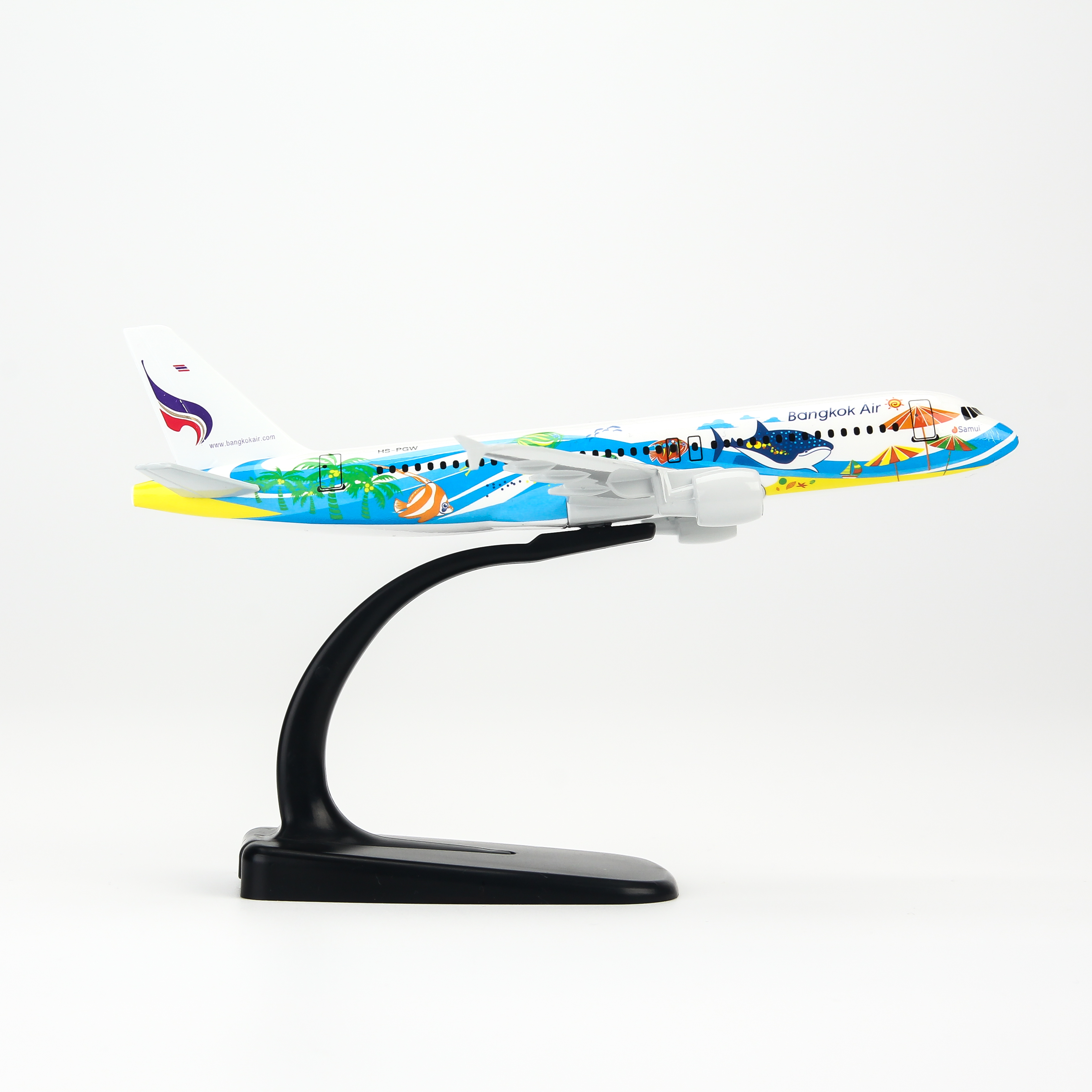 Mô hình máy bay Bangkok Airways A320 16cm MBMHS16