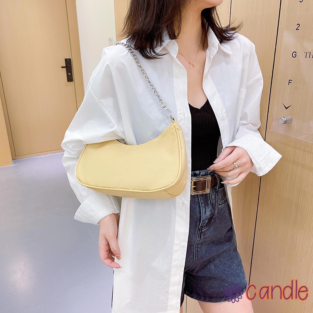 Túi Đeo Dưới Cánh Tay Màu Trơn Thời Trang Cho Nữ
