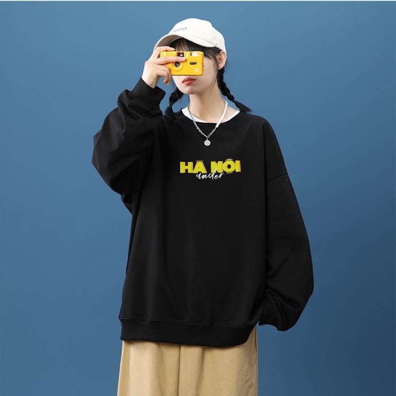 Áo hoodie nỉ under hà nội áo sweater Nam Nữ Unisex In Hình Local Brand Streetwear Oversize Form Rộng
