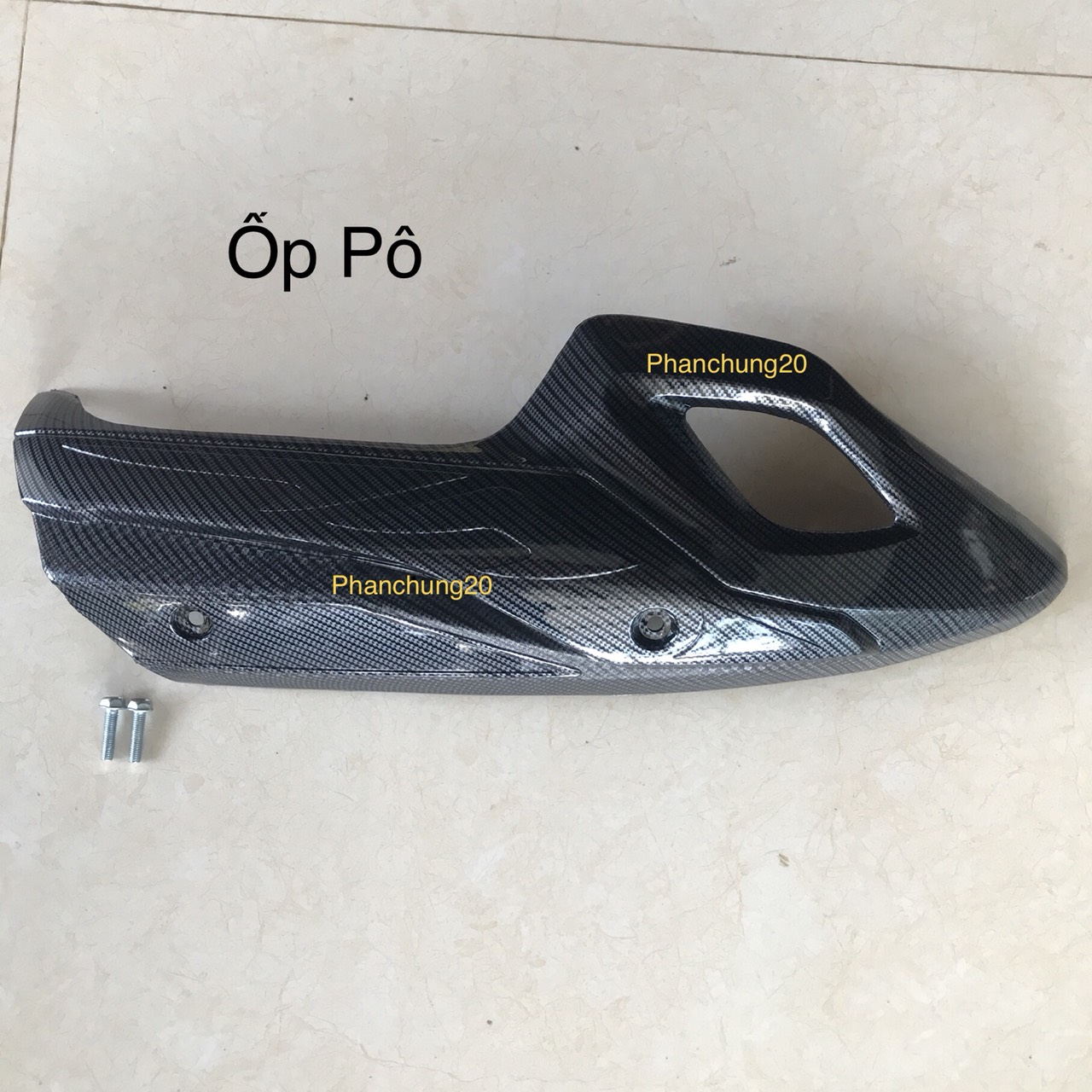 ỐP CHE PÔ DÙNG CHO ĐỜI XE SH 2017 2018 2019 CACBON