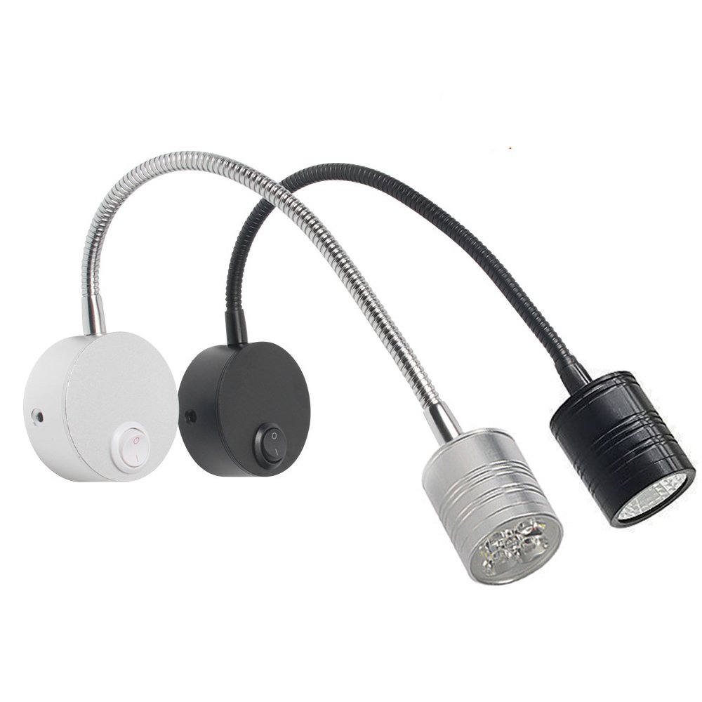 Đèn Led chiếu rọi trang trí gắn tường đầu giường 5W-220V Tích hợp đèn ngủ và Đèn đọc sách BOFIT - DW204