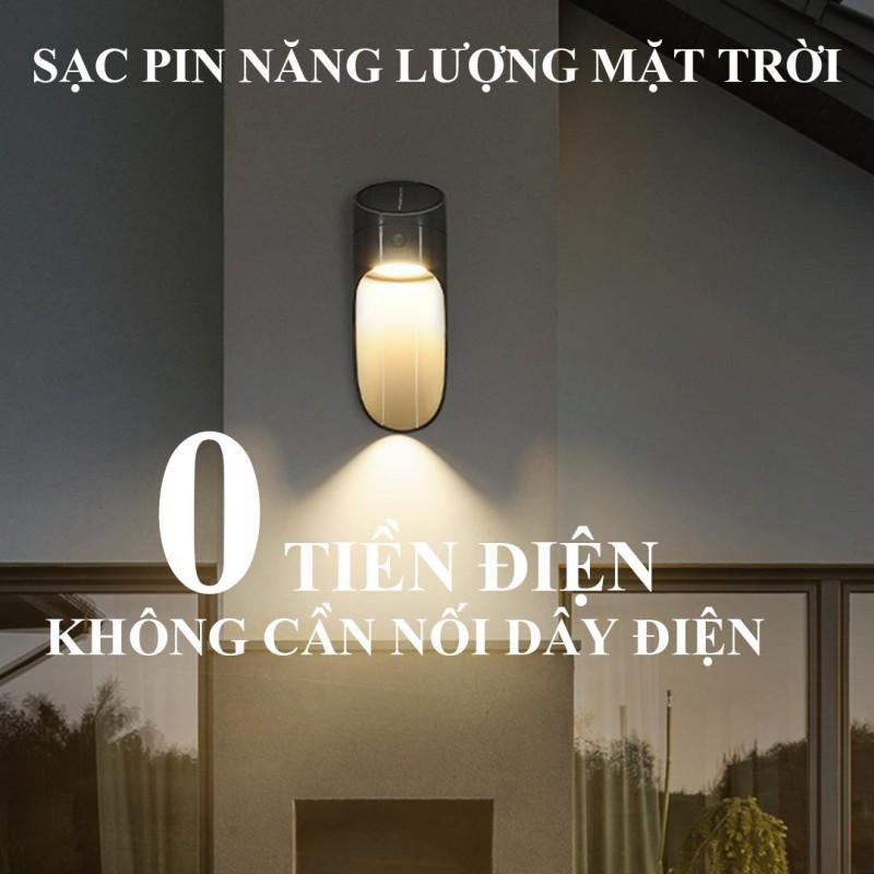 Đèn LED cảm ứng năng lượng mặt trời (Trắng, ánh sáng Vàng)