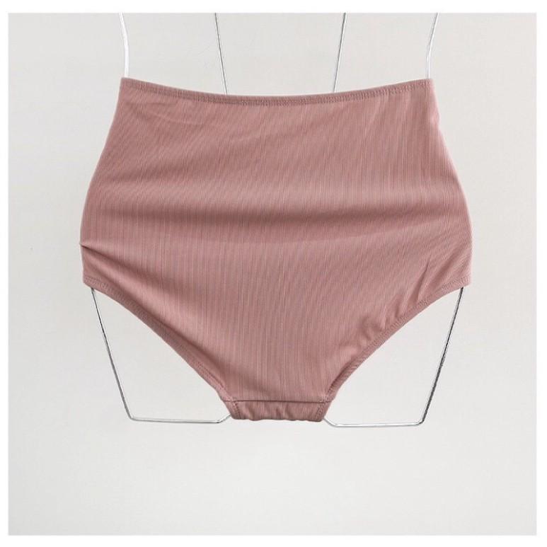 Bikini 2 Mảnh 2021 Quảng Châu Cạp Cao Che Khuyết Điểm Chất Đẹp HX21