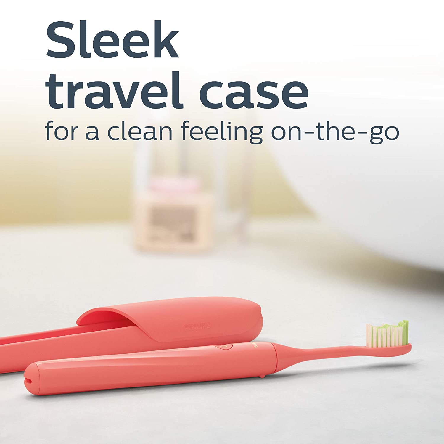 Bàn chải đánh răng dùng pin Philips One by Sonicare, Miami Coral, HY1100 / 01