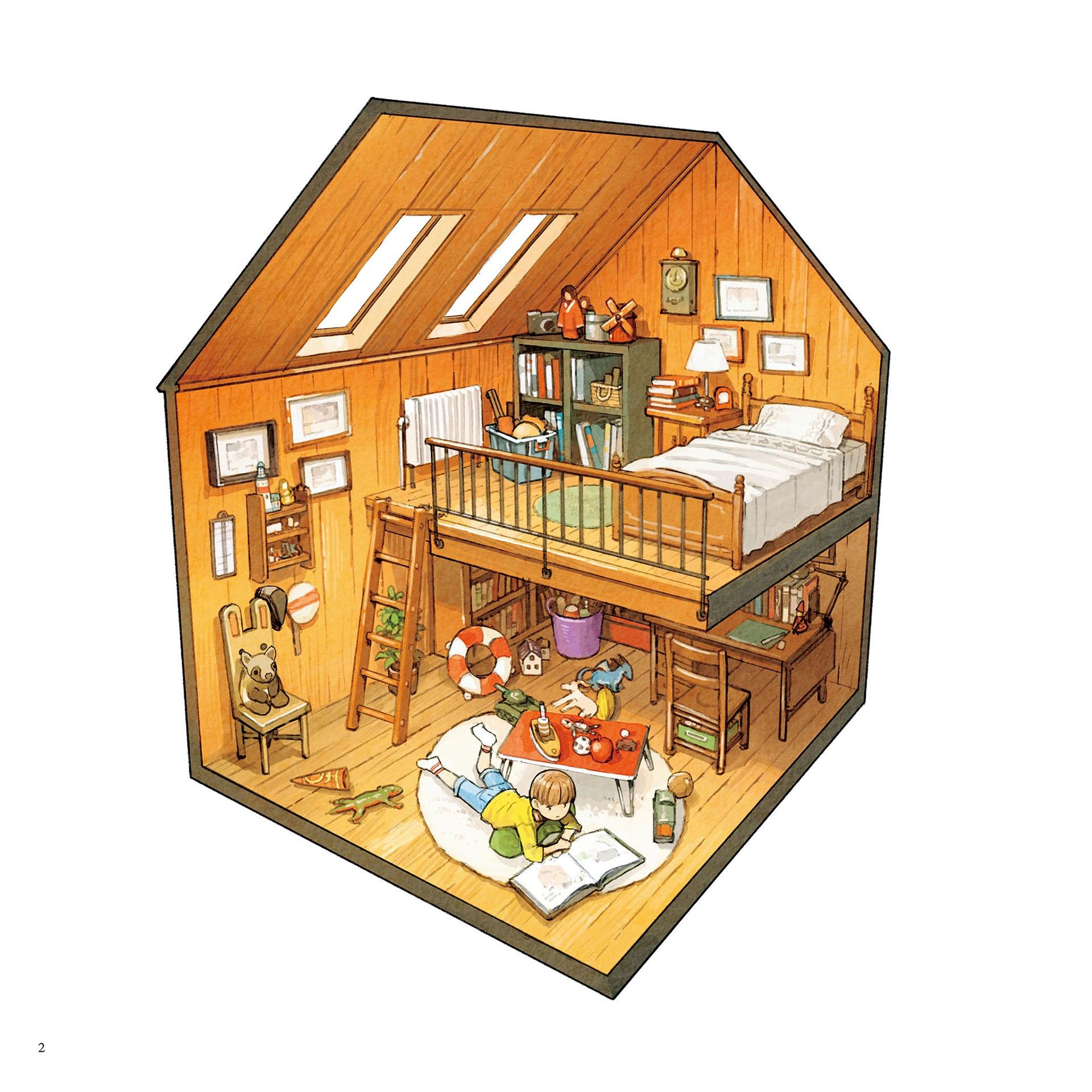 Sách ngoại văn: Yoshida Seiji Art Works: Houses With A Story (Japanese Edition)