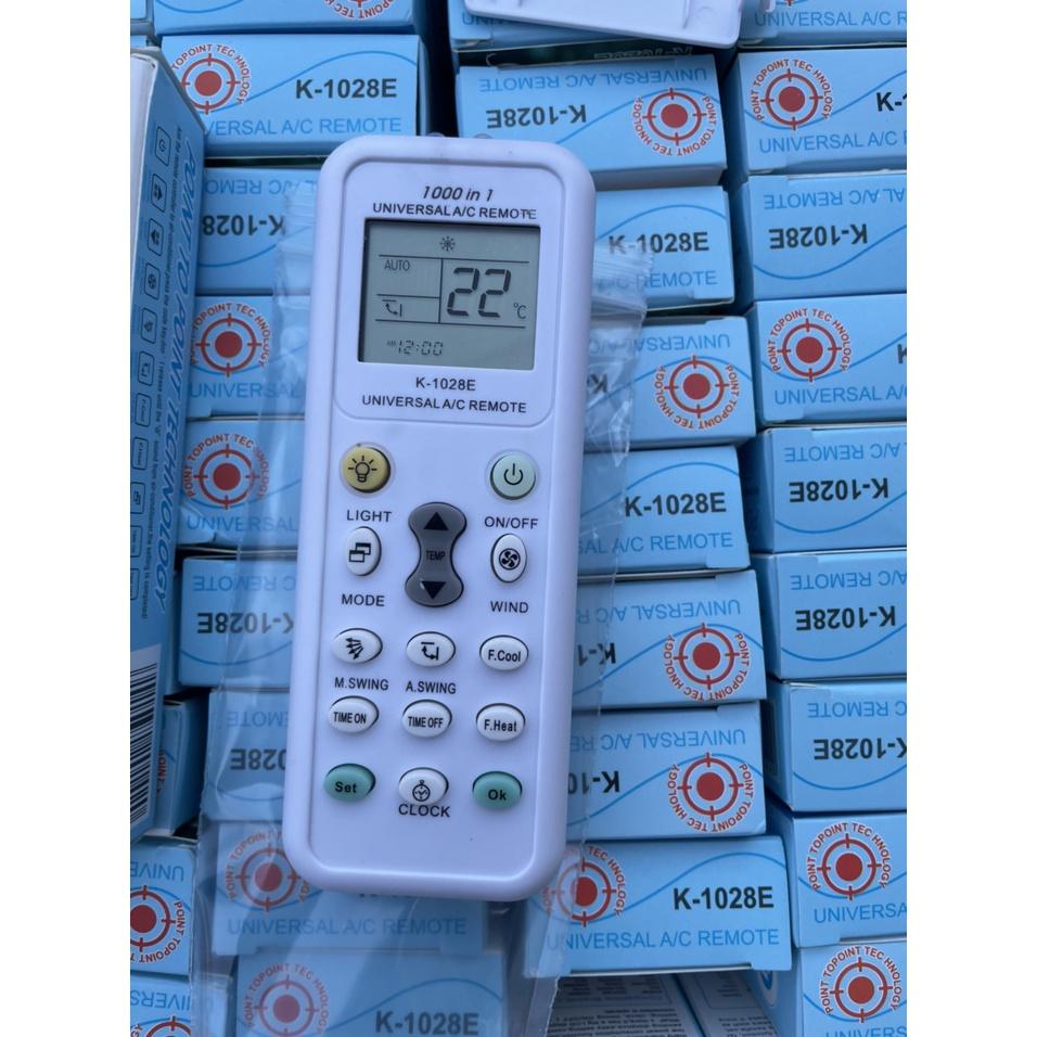 REMOTE ĐIỀU KHIỂN MÁY LẠNH ĐIỀU HÒA ĐA NĂNG K-1028E dùng cho nhiều RẤT nhiều dòng máy lạnh