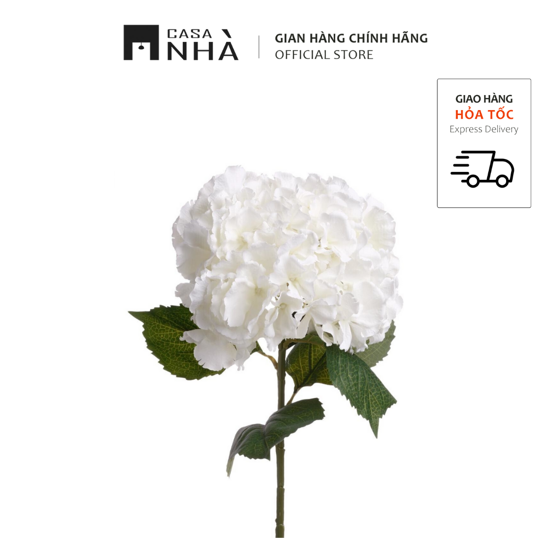 Nhánh hoa cẩm tú cầu nhân tạo nhiều màu cao cấp cỡ lớn - Nhành hoa cẩm tú cầu trang trí, decor 81cm HYDRANGEA