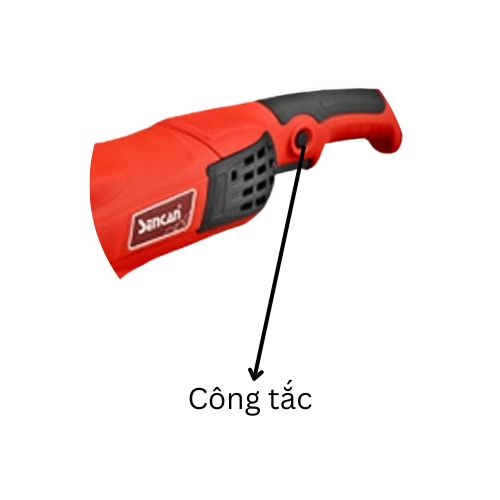 Máy mài góc tay dài công tắc bóp 125mm Sencan 541207