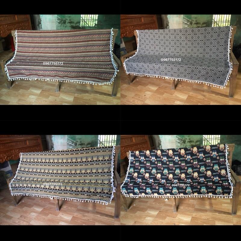 Phủ sofa vải thổ cẩm ( khách lấy màu ib shop nhé)
