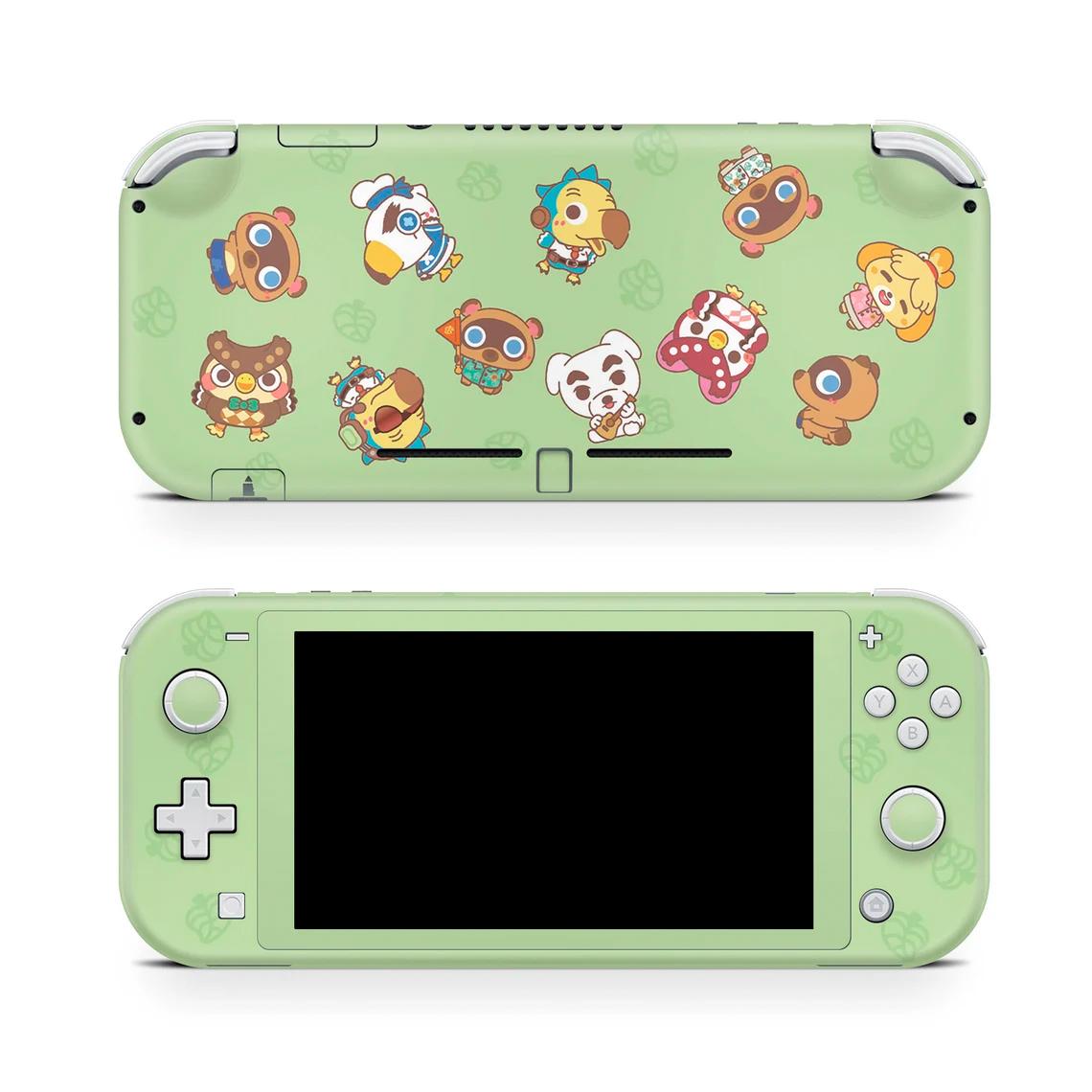 Skin decal dán Nintendo Switch Lite mẫu animal crossing (dễ dán, đã cắt sẵn)