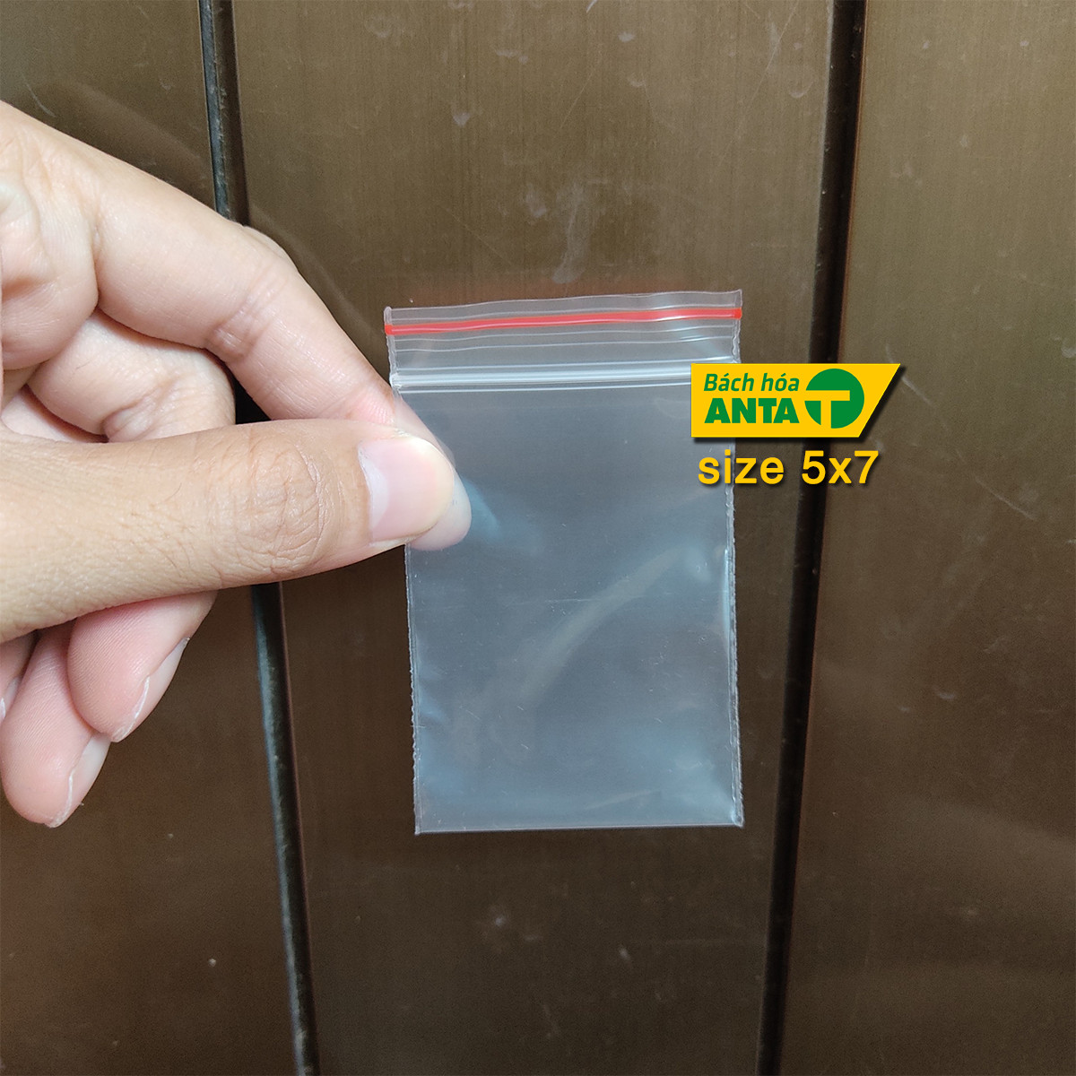 100g Túi zip chỉ đỏ loại dày đẹp - Ấn vào chọn size - (bịch PE vuốt mép đựng phụ kiện, gia vị, thực phẩm, thuốc tây)