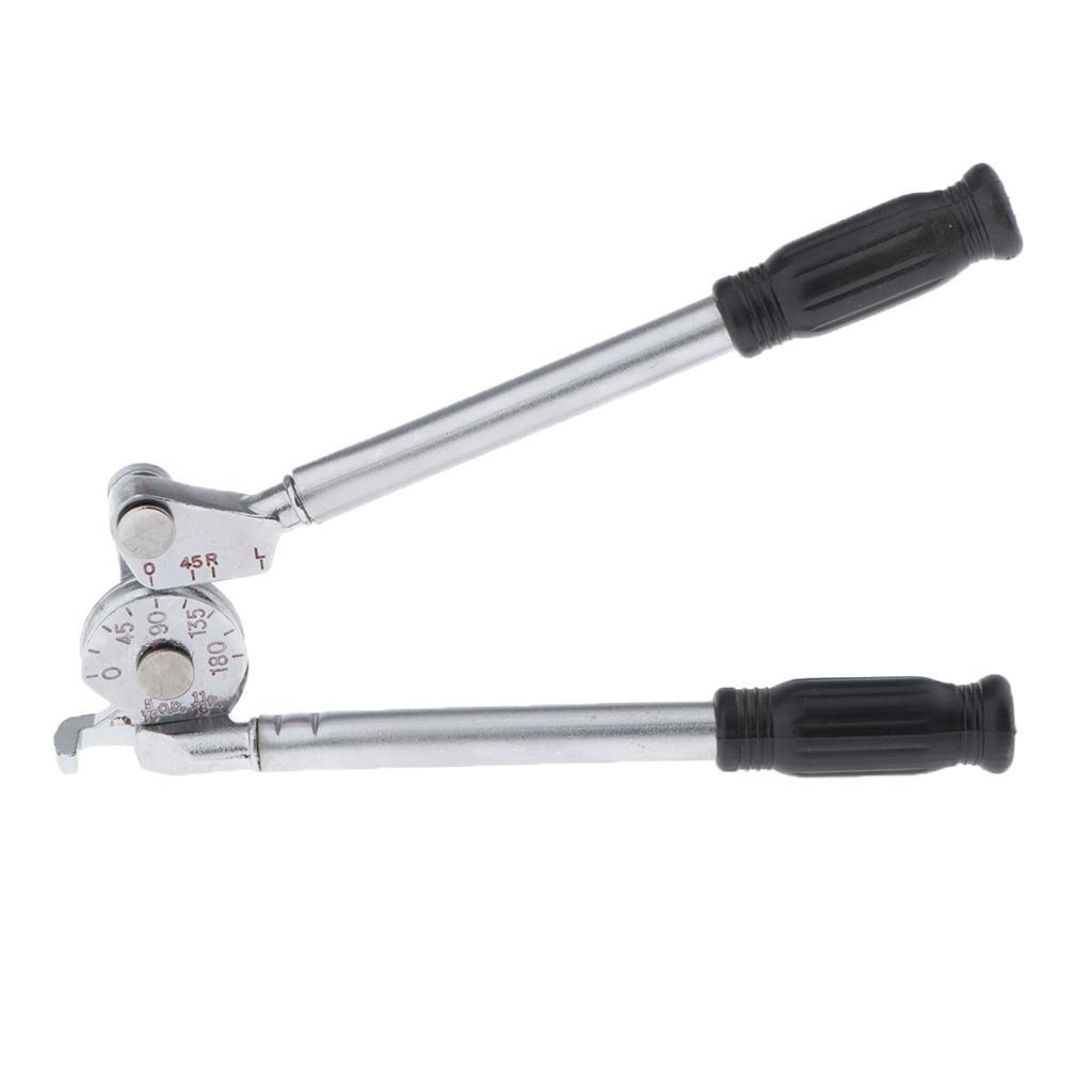 8mm 3-in-1 Tube Bender, Heavy Duty Aluminum Alloy Pipe Bending Tool, 180 Degree