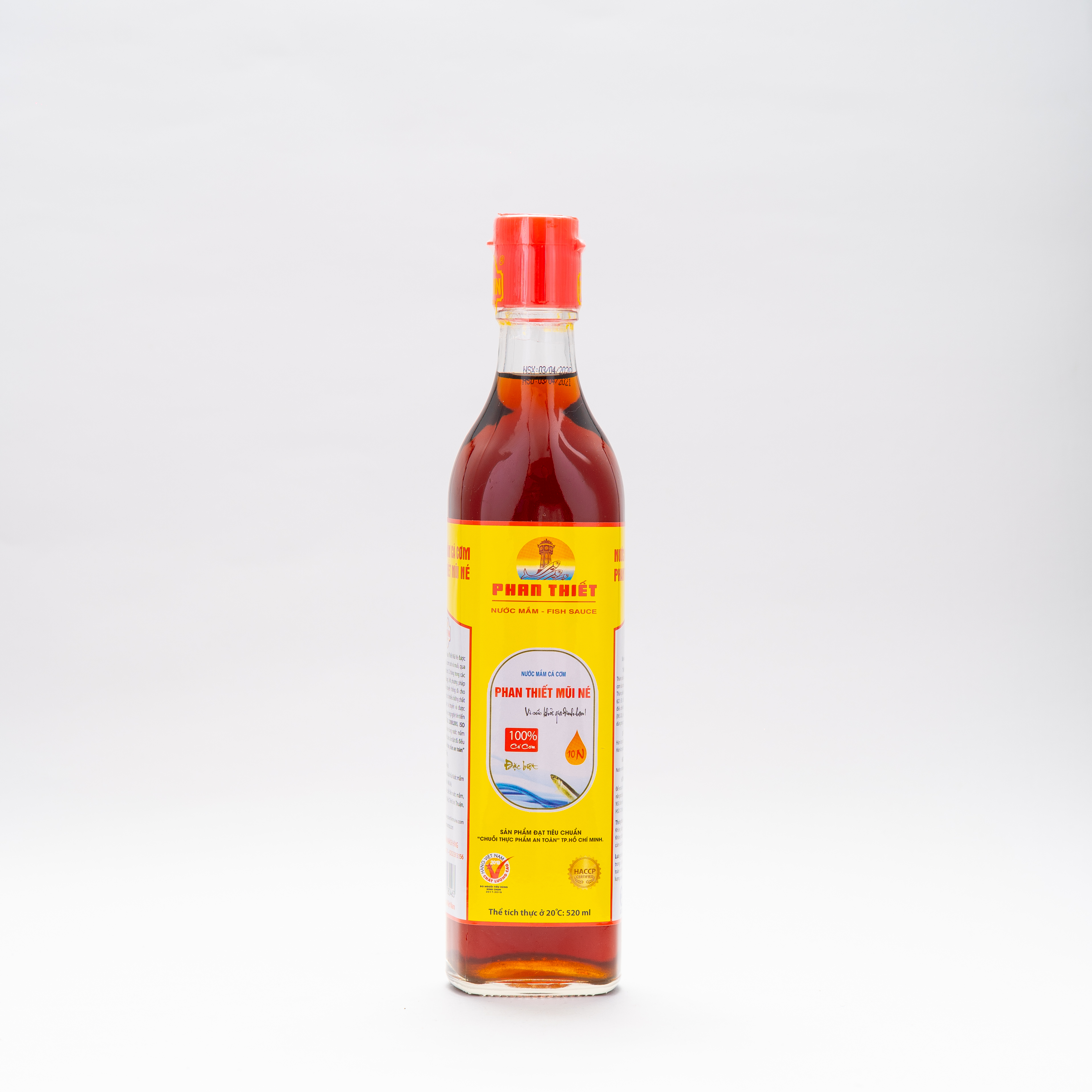 Nước Mắm Cá Cơm Truyền Thống Phan Thiết Mũi Né 10N (10 độ Đạm) 520ml