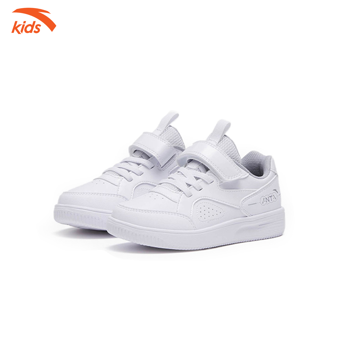 Giày đế bằng bé trai Anta Kids kiểu dáng đường phố năng động, quai dán tiện lợi 332319982S-3