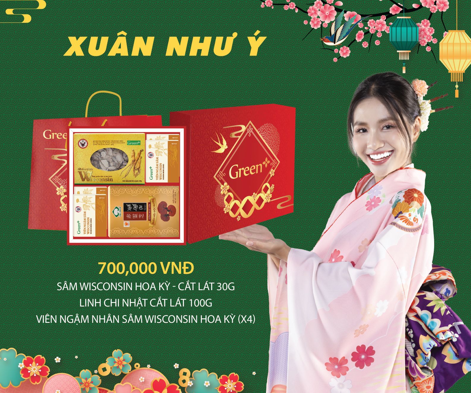Hộp quà tết 2025 - Hộp quà sức khỏe Xuân Như Ý