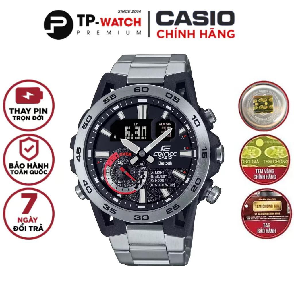 Đồng Hồ Nam Dây Thép Casio Edifice ECB-40D-1A Bluetooth | ECB-40D-1ADF Chính Hãng