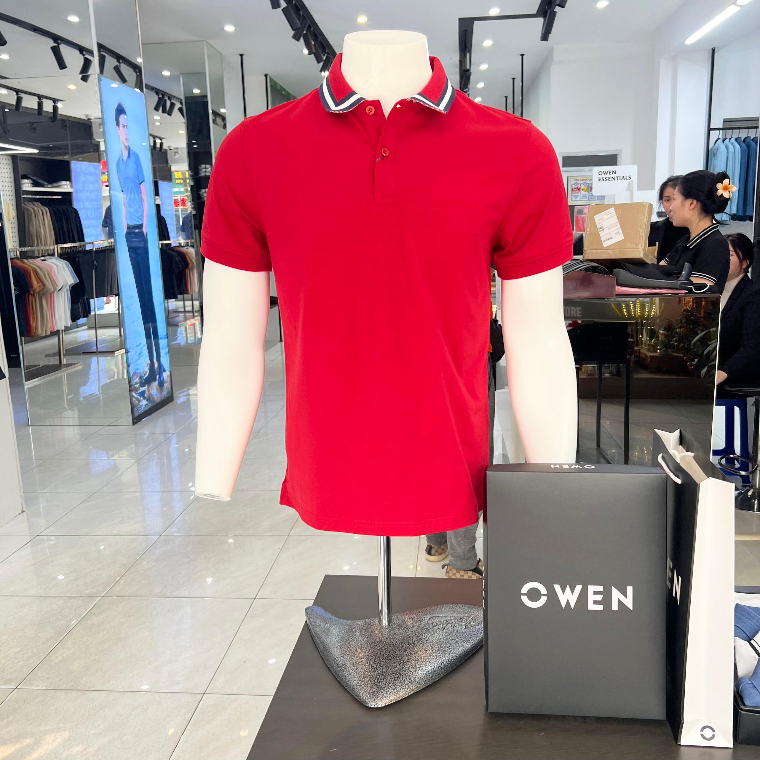 Áo Polo nam Owen cao cấp sợi cotton thoáng mát thấm hút mồ hôi APV233200