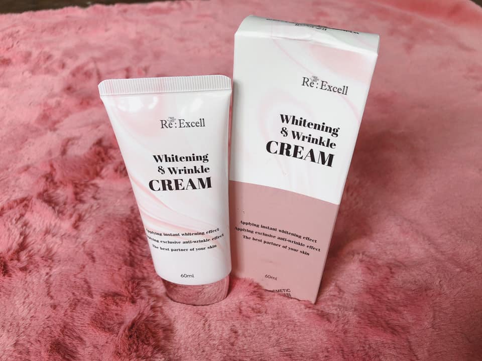 Kem dưỡng trắng chống nhăn Re:Excell Whitening &amp; Wrinkle Cream - Kem dưỡng da ban ngày R&amp;B Việt Nam phân phối độc quyền sản phẩm nhập khẩu chính ngạch Hàn Quốc, 60ml