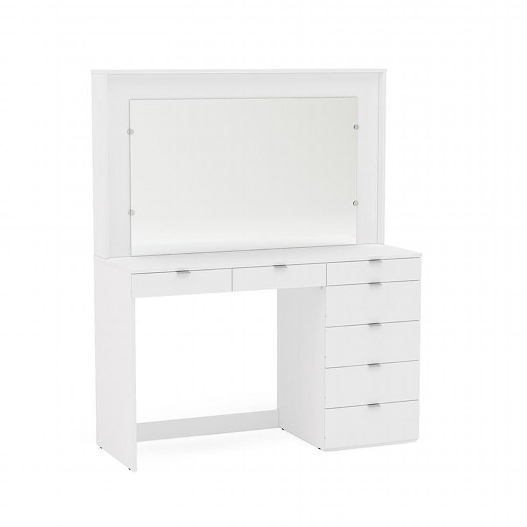 Bàn trang điểm gỗ hiện đại SMLIFE Marla | Gỗ MDF dày 17mm chống ẩm | D120xR45xC140cm