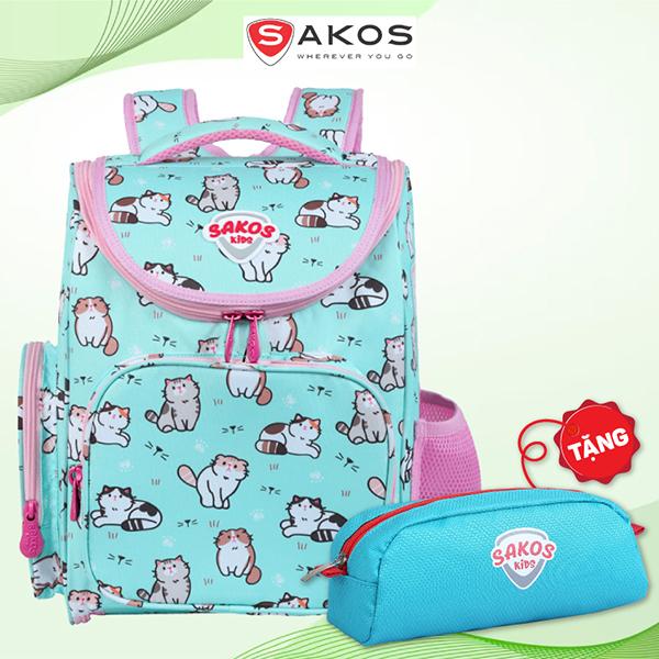 Ba Lô Học Sinh Sakos Kid Smarty - Lazy Cat