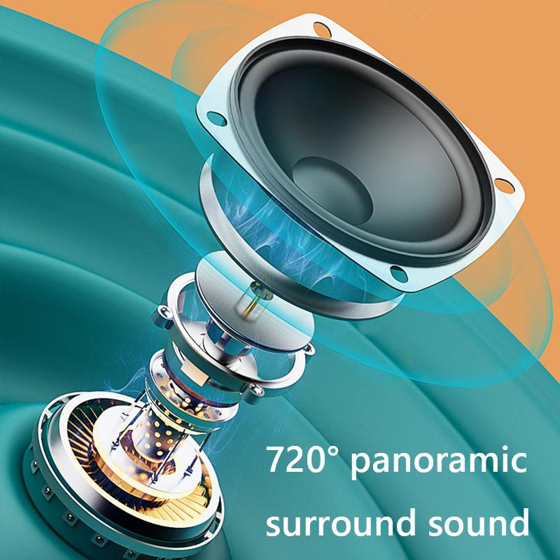 YS-219 Karaoke Machine Di động Hệ thống loa Bluetooth không dây với 2 micrô tất cả các gia đình KTV loa Set Color: Ys-218 White