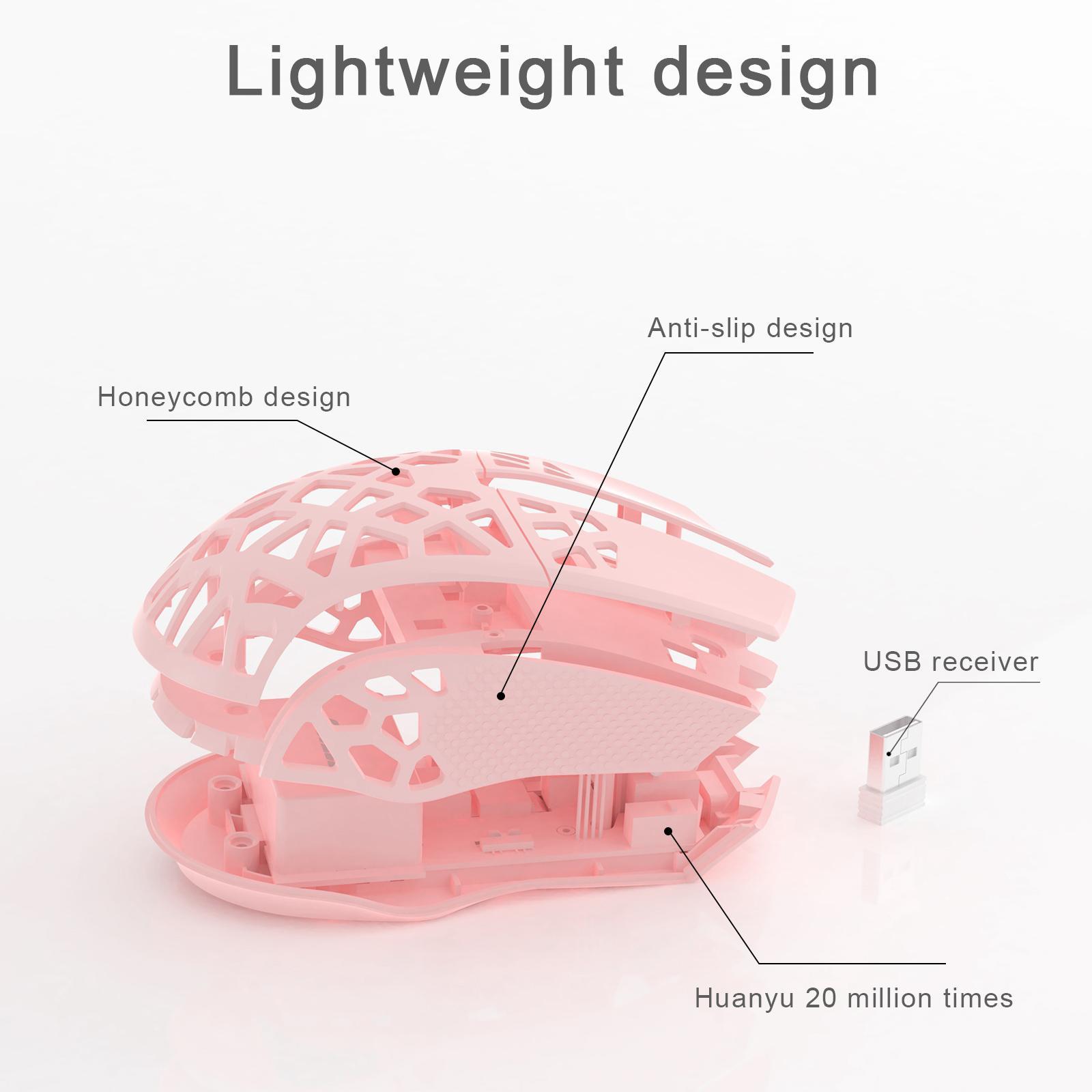3D Gaming Mouse 2.4G Wireless Lightweight for PC Desktop