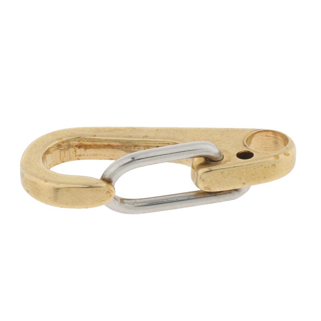 Quickdraw Spring Snap Clip Hook Key Carabiner Keychain Hanging Buckle Clasps
