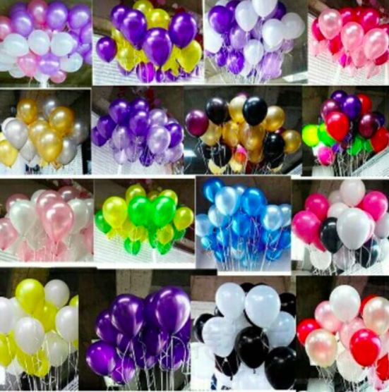 Bóng Nhũ 100 quả Hàng Đẹp 10&quot; (Loại 1)