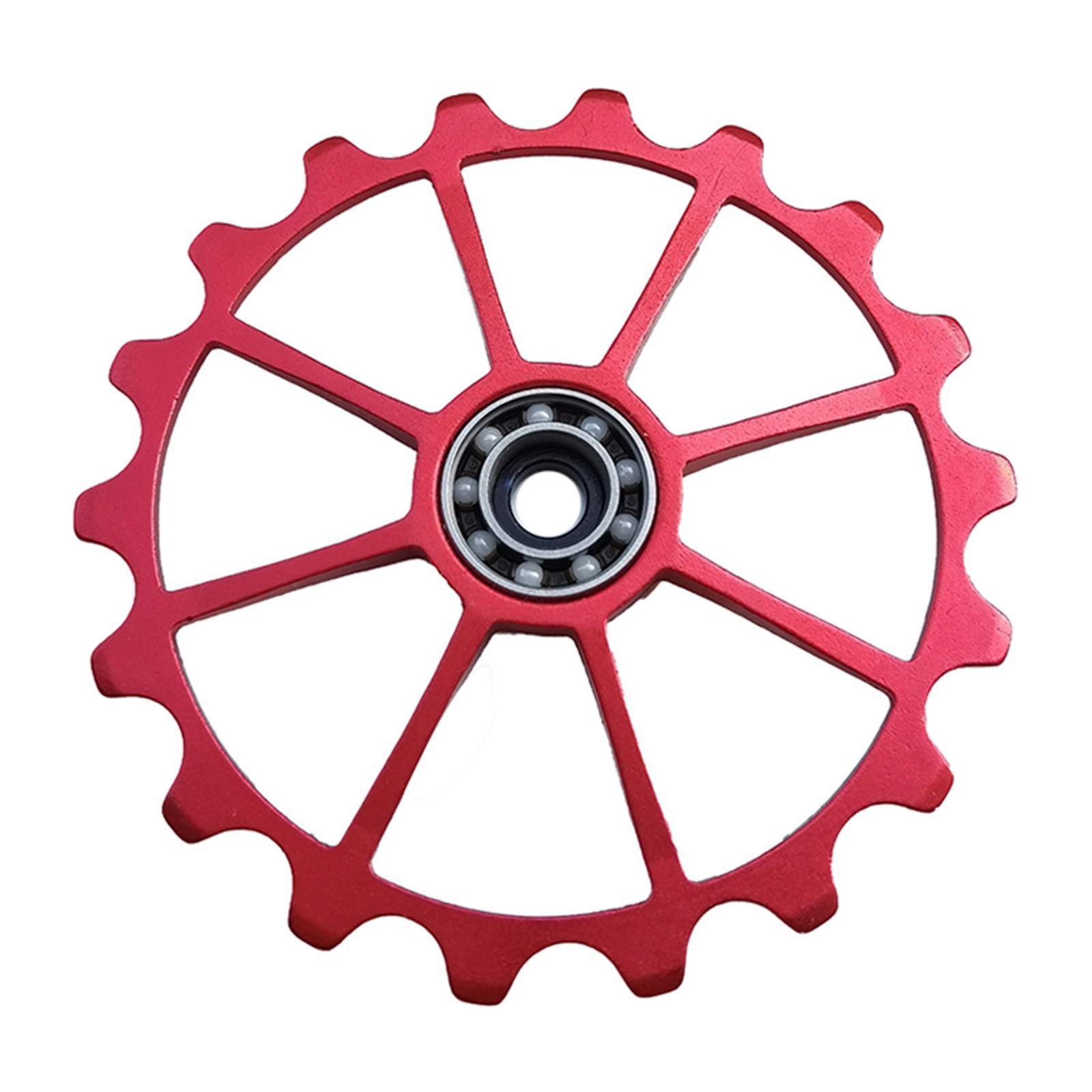 Rear Derailleur Pulley  Ceramic Bearing Jockey Wheel Red