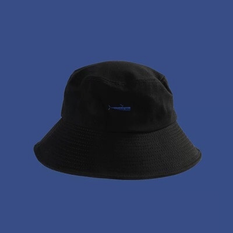 Mũ bucket vành tròn nam nữ unisex thêu hình cá mập phong cách ulzzang