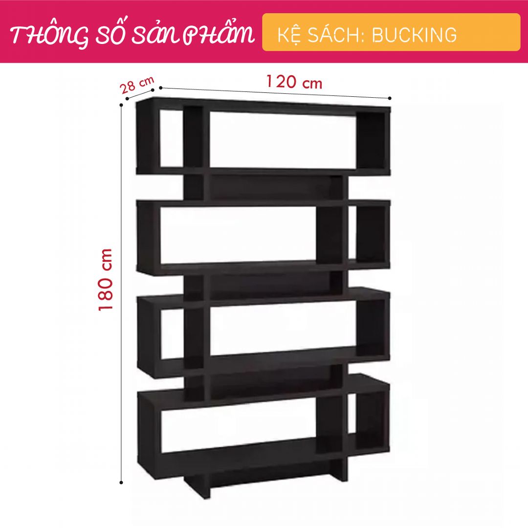Giá đỡ sách gia đình thiết kế đẹp SMLIFE Bucking
