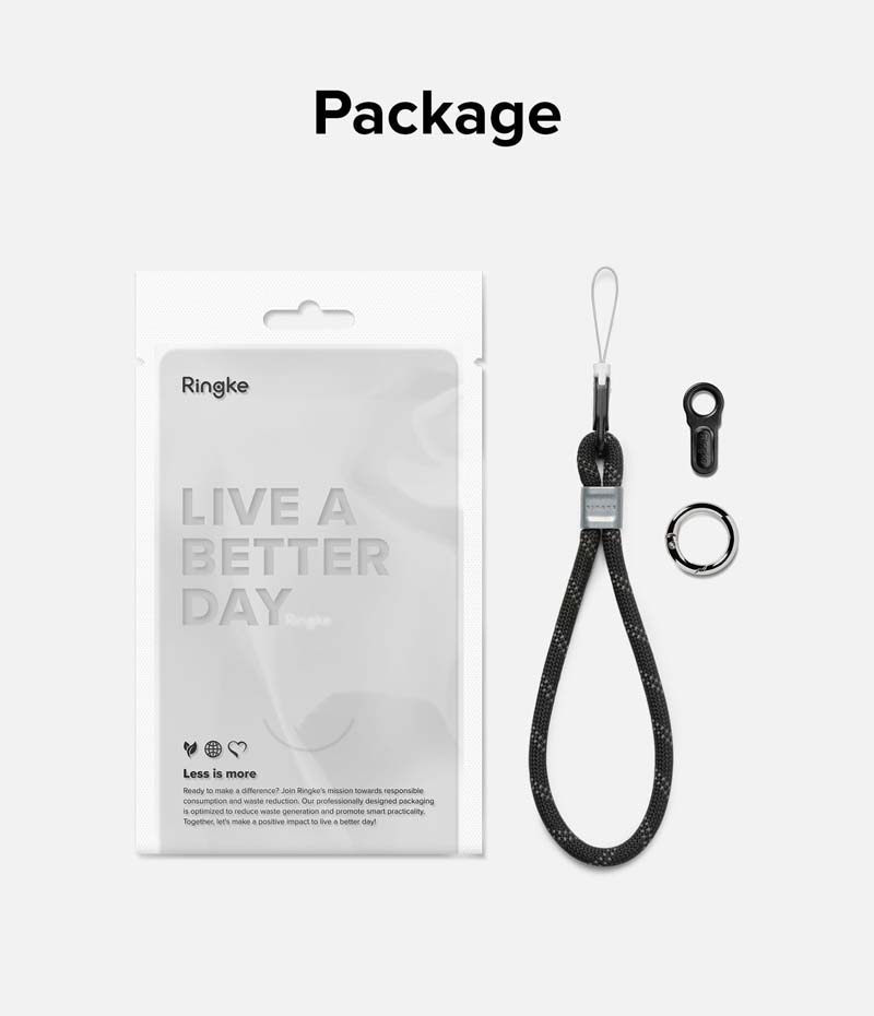 Dây đeo RINGKE Rope Hand Strap - Hàng Chính Hãng
