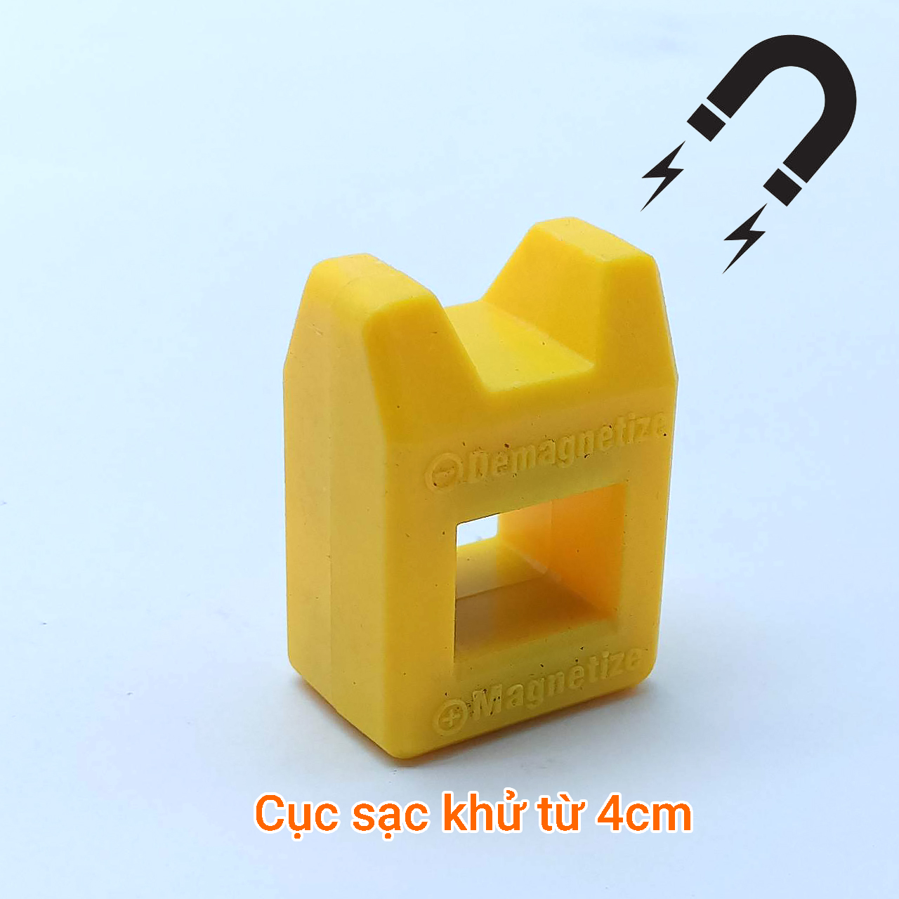 Cục sạc khử từ đầu vít 4cm