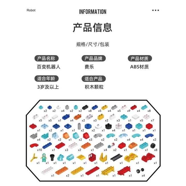 Xếp hình ô tô, robot size duplo