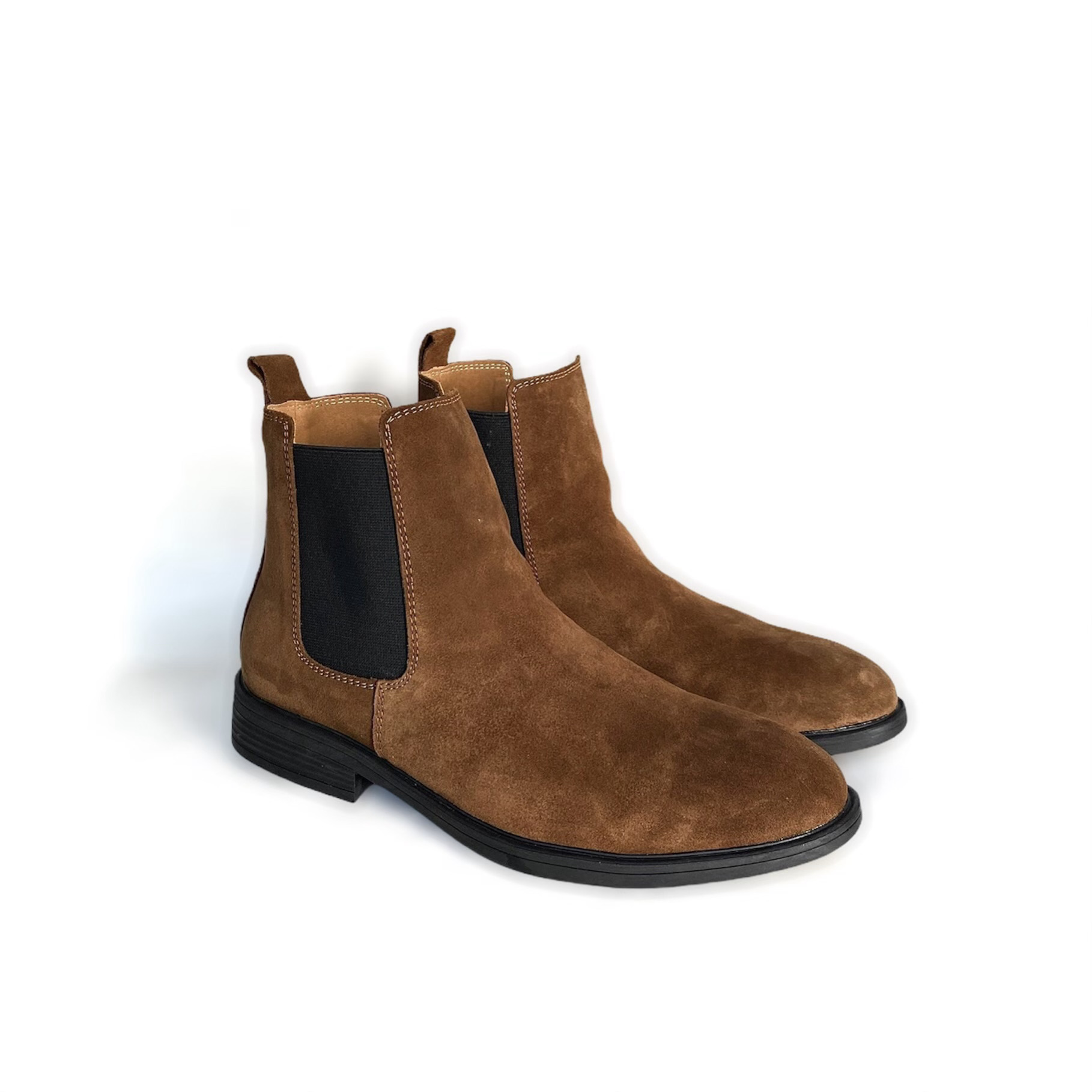 Chelsea Boot cao cổ nam da bò thật TEFOSS HN601 size 38-44 màu tobacco