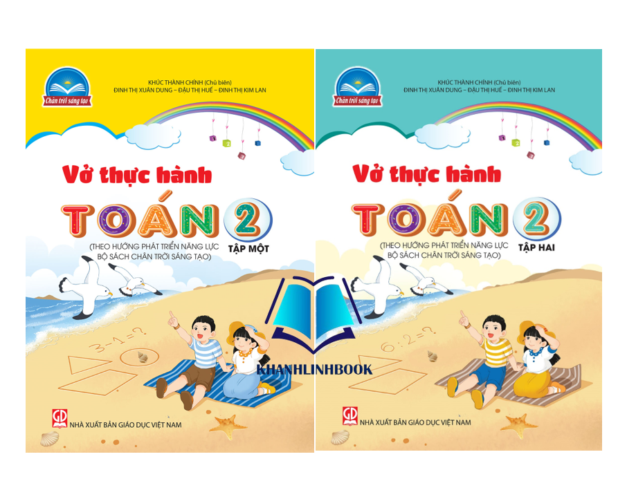 Sách - Combo Vở thực hành Toán 2 - tập 1 + 2
