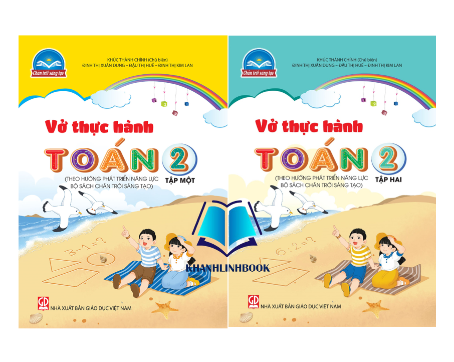 Sách - Combo Vở thực hành Toán 2 - tập 1 + 2 (Theo hướng phát triển năng lực Bộ Chân trời sáng tạo)