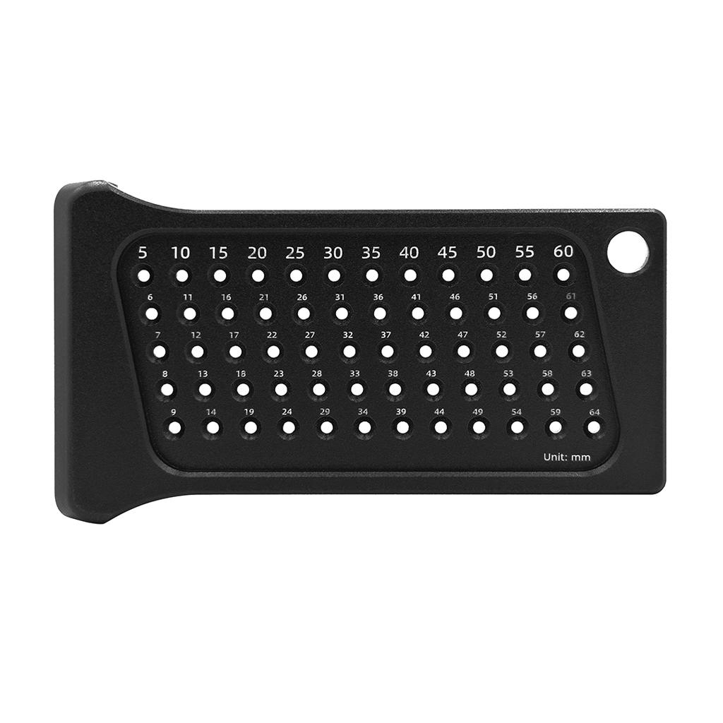 Aluminium Woodworking Scriber Ruler T Type Ruler Measuring Scriber Black