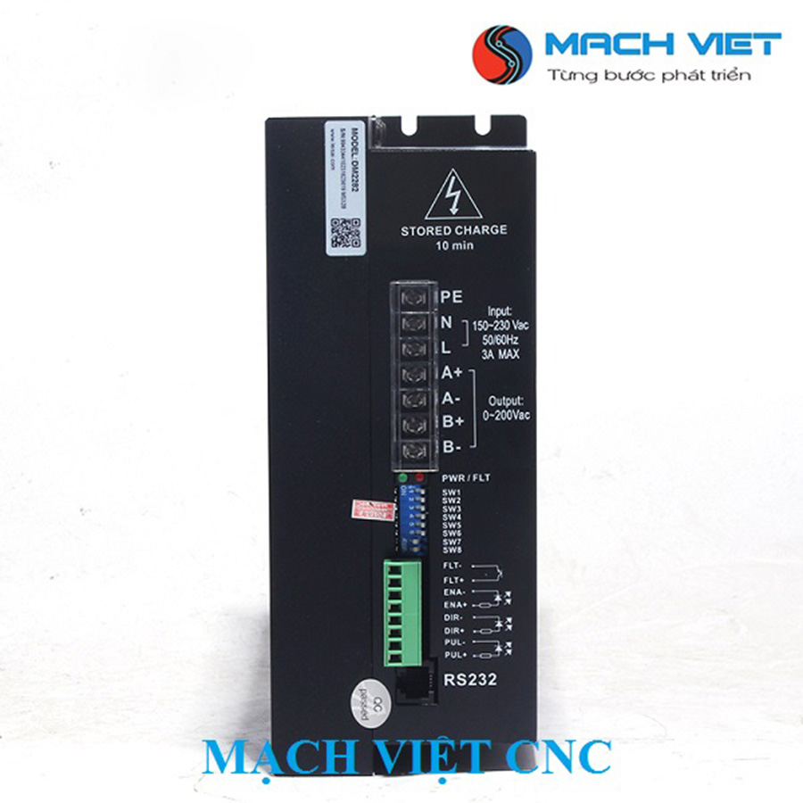 Driver DM2282 điều khiển động cơ bước 2 pha size 110 và 130