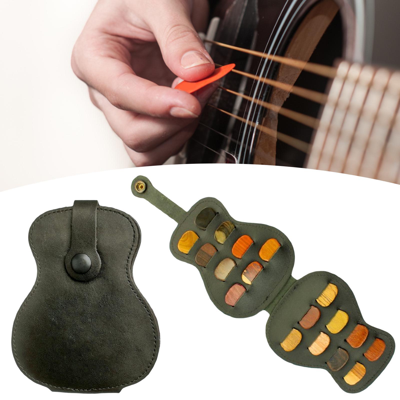 Guitar Pick Holder Case Plectrum Holder Guitar Picks Holder Case for Electric Guitar