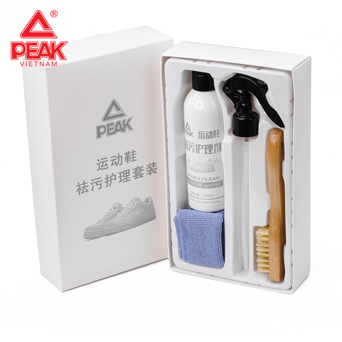 Bộ vệ sinh giày PEAK L114010 (200ml)