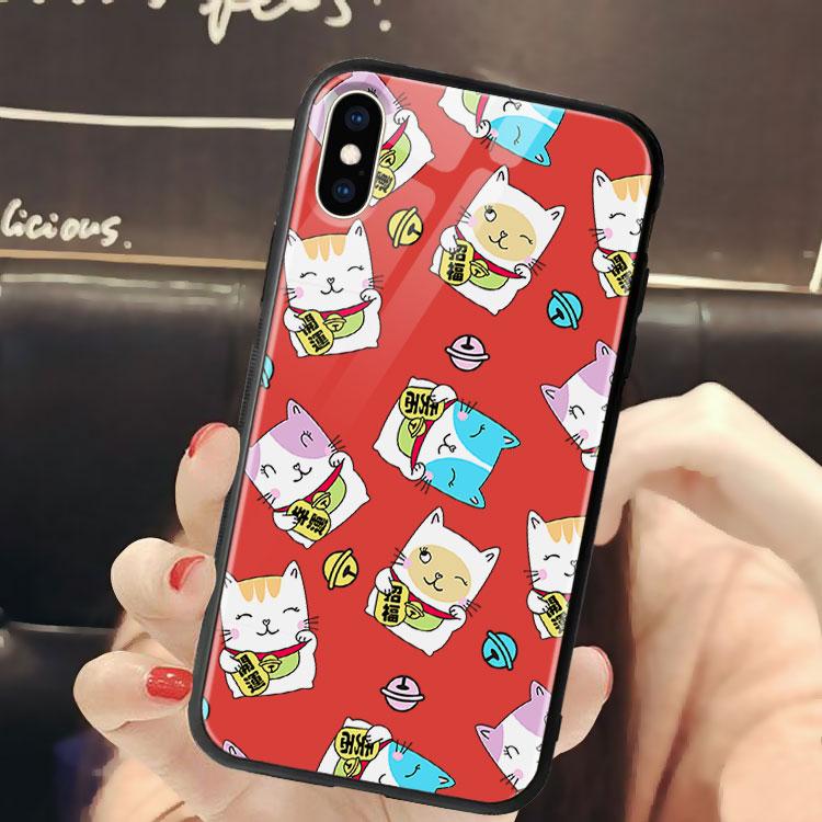 Ốp Lưng Mèo Thần Tài Dễ Thương dành cho Iphone 6S/6S Plus/7/7Plus/8/8Plus/X/Xs/Xs Max/11/11 Promax/12/12 Promax Meothantai088