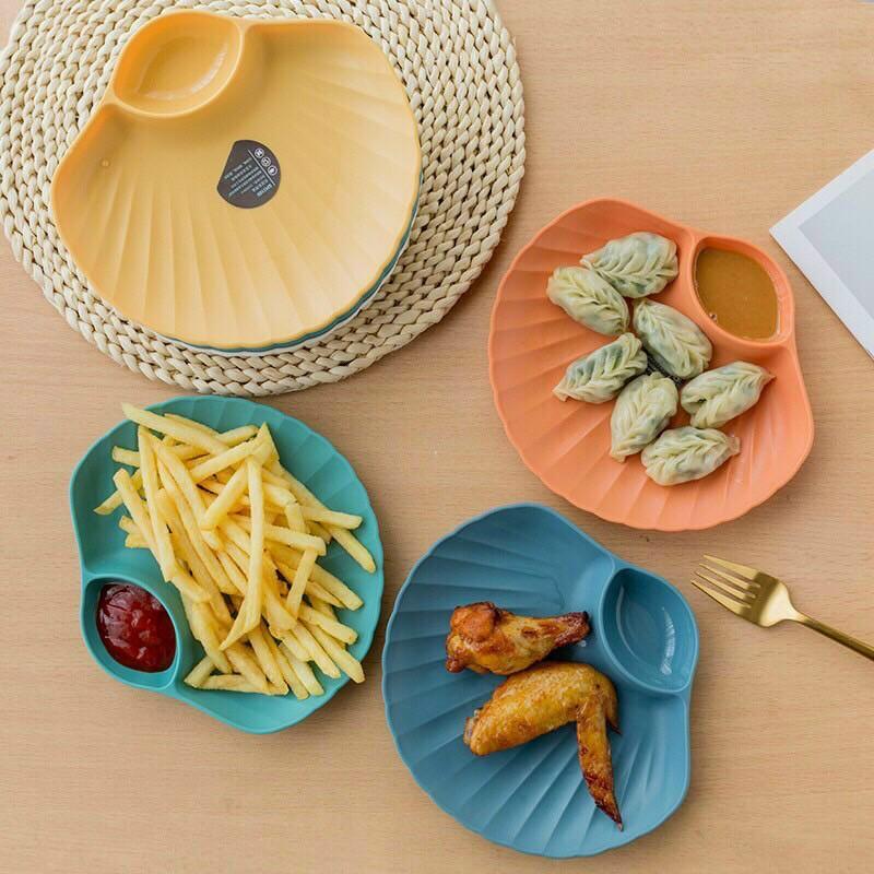 Set 4 Đĩa Đựng Thức Ăn Để Bàn Hình Sò