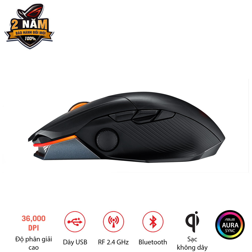 Chuột Gaming Asus ROG Chakram X - Hàng Chính Hãng