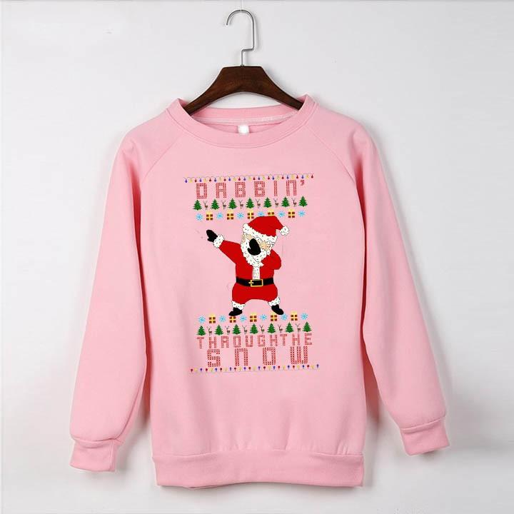 Áo tay dài sweater unisex nam nữ Santa claus noel siêu đẹp Chất da cá dày mịn co giãn 4 chiều cao cấp TD2