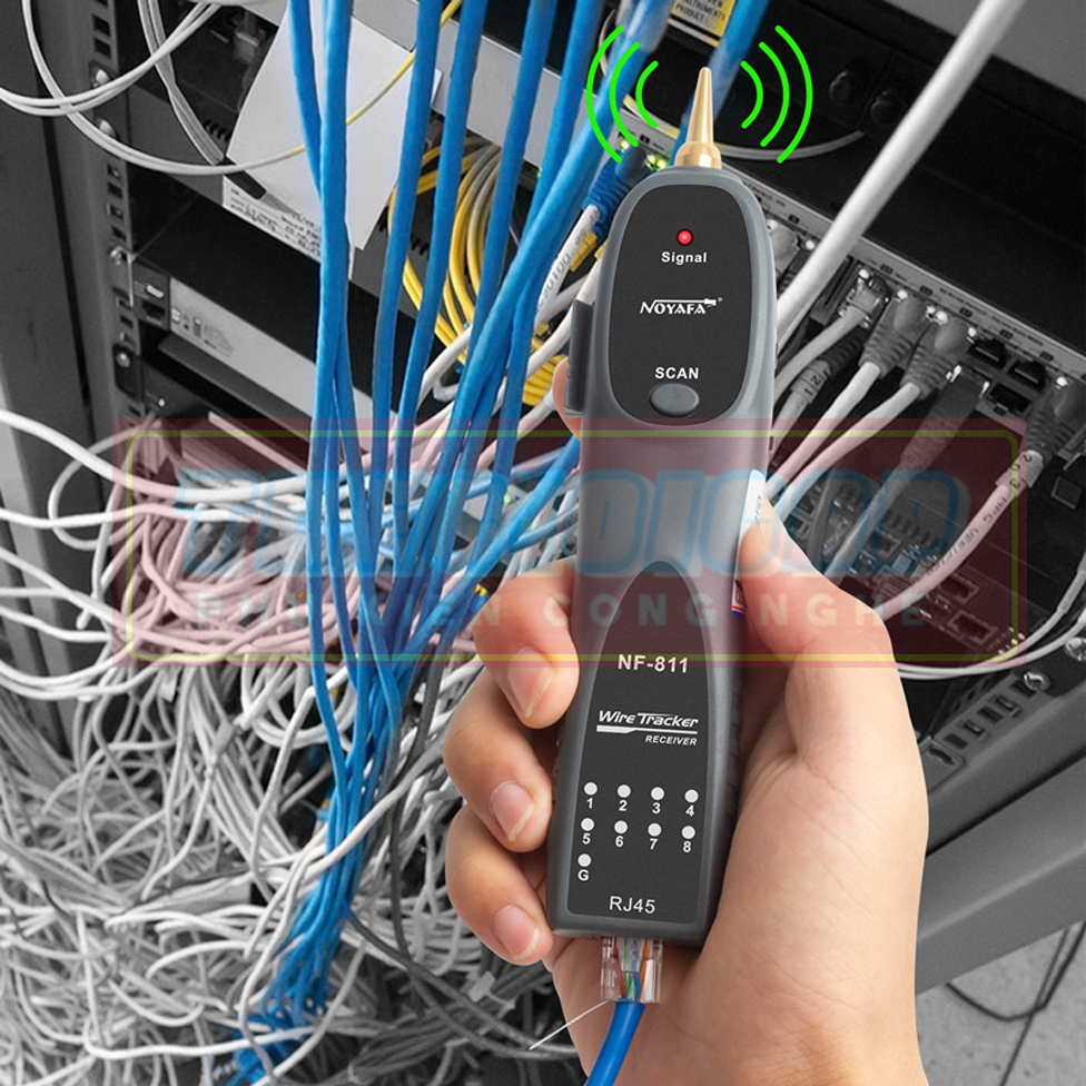 Bộ Test Dây, Dò Dây cáp mạng, cáp thoại NOYAFA NF-811 - Hàng Nhập Khẩu