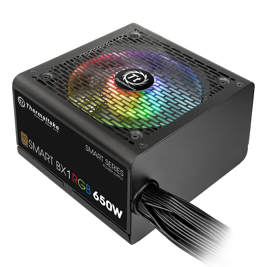 Nguồn Máy Tính PSU Thermaltake Smart BX1 RGB 650W 80 Plus Bronze PS-SPR-0650NHSABX-1 120mm - Hàng Chính Hãng