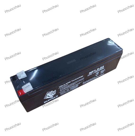 Bình ắc quy Buffalo NP1.2-24 (24V-1.2AH), dùng cho hệ thống báo cháy, thiết bị điện tử