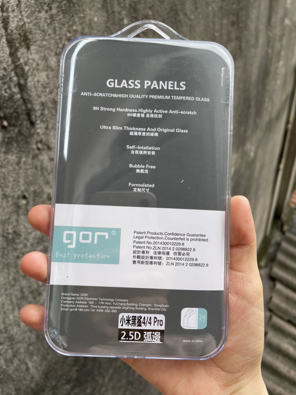 Bộ 2 Kính Cường Lực GOR cho Xiaomi Black Shark 4 / Shark 4 Pro trong suốt, siêu mượt _ Hàng Nhập Khẩu